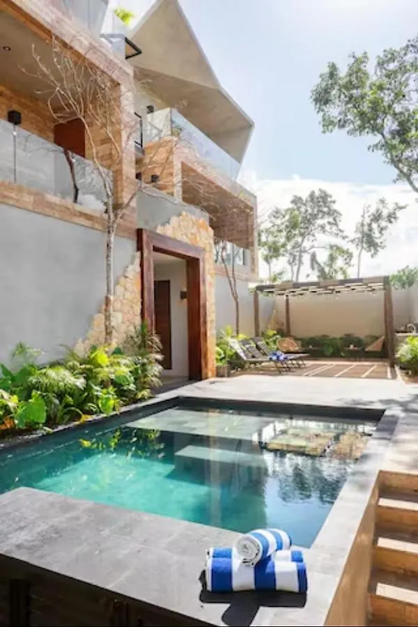 Private Terrace Pool.2 Free Bikes. Near Beach/Town Tulum 0*,  Mexico